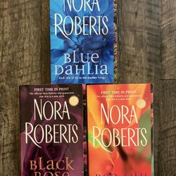 Nora Roberts' "IN THE GARDEN" Trilogy (Lot of 3 Books)