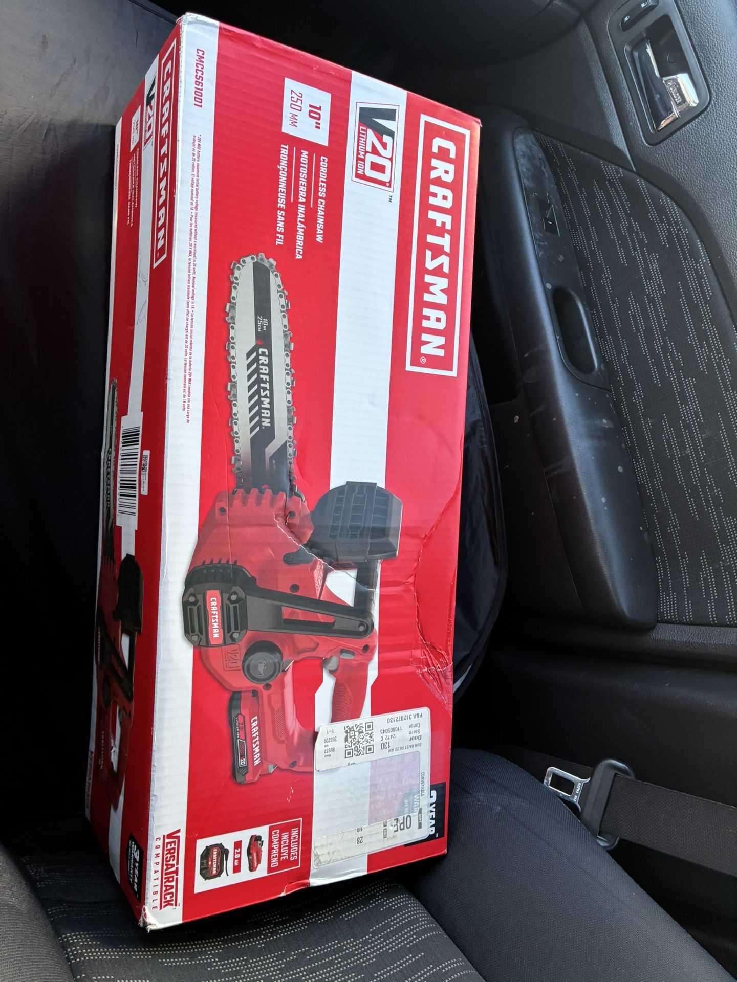 Craftsman Chordless Chainsaw10” New
