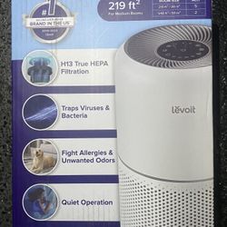 LEVOIT VortexAir True HEPA air purifier , 220 sq ft