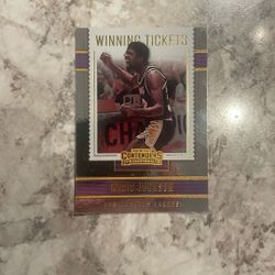 Magic Johnson 2017-2018 Panini contenders Winning Ticket Card