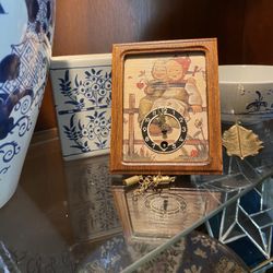 Beautiful Small German Hummel Wall Clock