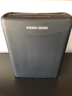 B&D Black & Decker 6 Sheet Crosscut Shredder BD-61