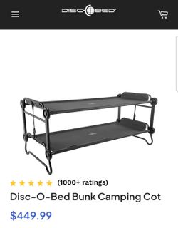 Disc-O-Bed XL Outfitter Special Edition Bunk Cot System