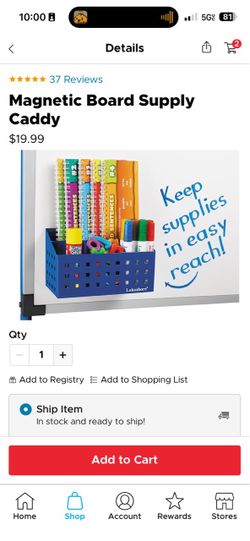 Lakeshore Magnetic Board Supply Caddy