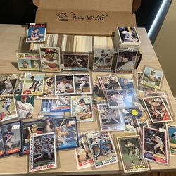 Vintage, 80s and 90s Baseball Cards