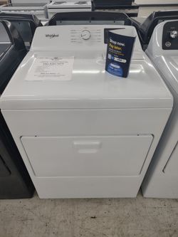 (20% off electric dryers ends 6/21/26) $383 whirlpool 7 Cu Ft with adaptive dry