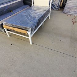 Twin Bed As Is Open Box With Mattress 
