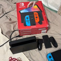 Barley Used 64 GB Nintendo switch OLED