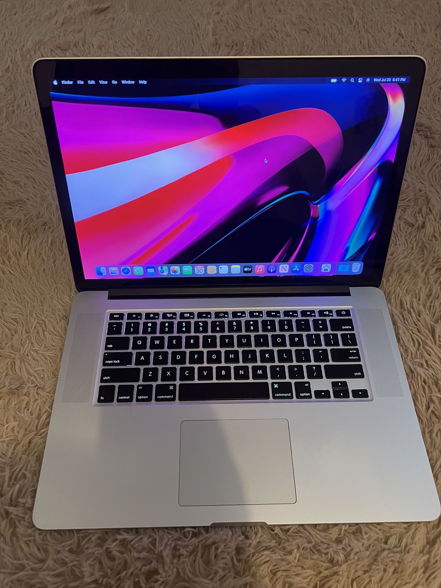 MacBook Pro 15 Inch Retina Display 