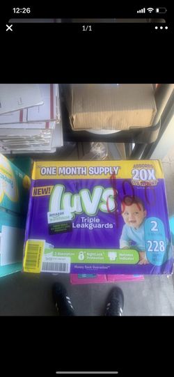 Luvs triple leakguards size 2 , 228 count