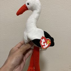 Ty Beanie Baby Stilts the Stork, 1998