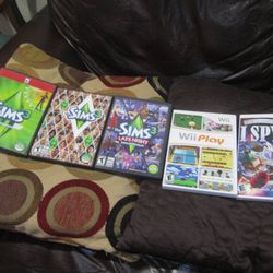 Original Nintendo Wii & the Sims Games @ $10.00 Each
