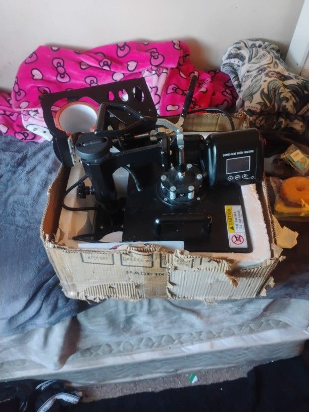 T Shirt And Cup Heat Press