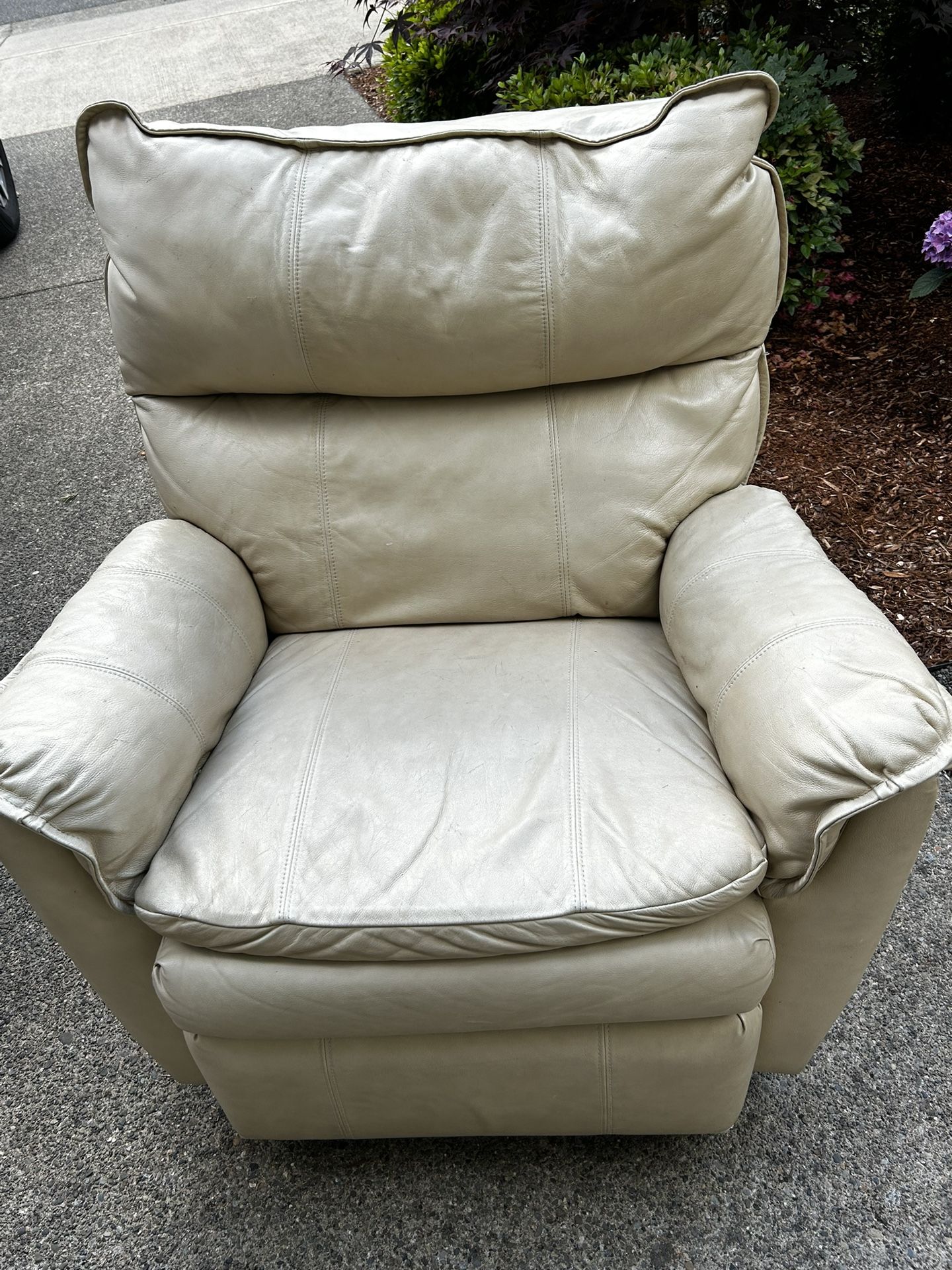 Leather Recliner- Free