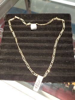 10k Two-tone Figaro chain