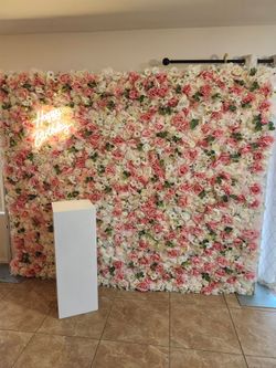flower Wall Backdrop 7x8