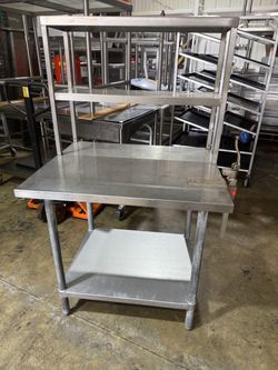 30x36 Stainless Steel Table
