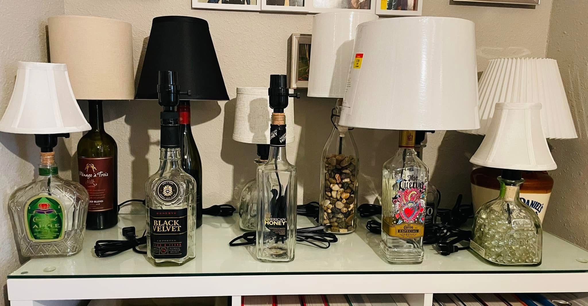 Liquor/Wine Bottle Lamps for Sale in San Antonio, TX - OfferUp