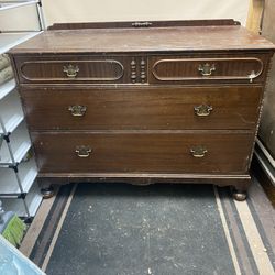 Beautiful wooden antique dresser