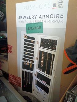 Ruby Case Jewelry Armoire $150