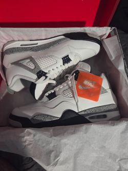 Jordan 4 Retro White Cement Size 12