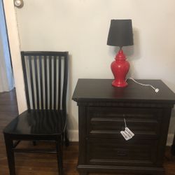 Side Table And Chair 
