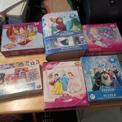 Variety Of Kids Puzzles