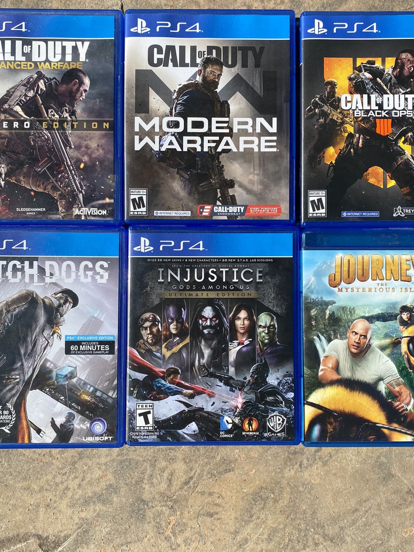 PS4 Games “Call of Duty” and more