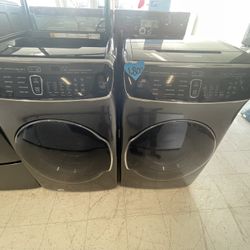 Samsung Flex Front Load Washer And Dryer Set Used In Good Condition With 90days Warranty 