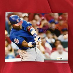 SAMMY SOSA CHICAGO CUBS SIGNED Autographed 8X10 Photo JSA COA