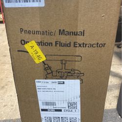 Pneumatic/manual Fluid Extractor