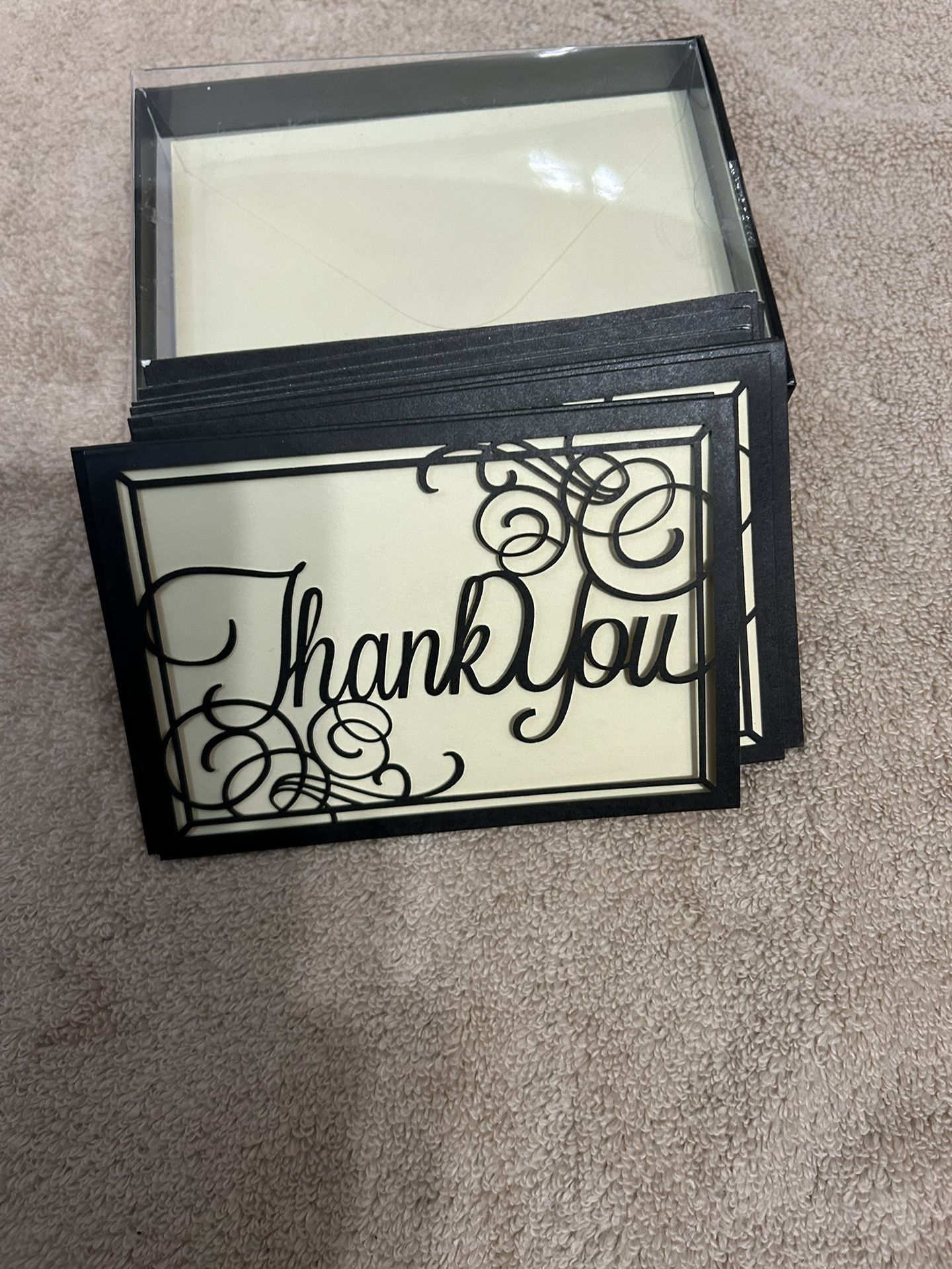 New Blank Thank You Cards With Envelope 10 Count