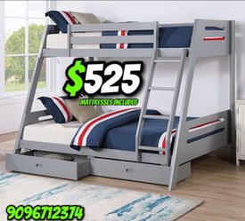 Twinfull Size Gray bunk.b3d with Ortho Matres!!!!