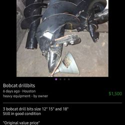 Bobcats Drill Bits 