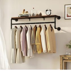 Greenstell Clothes Rack With Top Shelf
