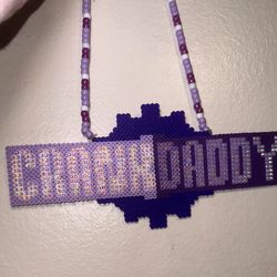 Crankdat “ Crankdaddy “ Perler Necklace 