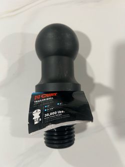 CURT 40089 Raw 3 IN Receiver Trailer Hitch Ball 30000 LBS Capacity (New)