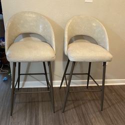 Beige Bar Stools (2)