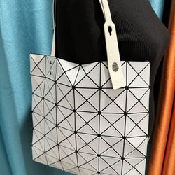 Geometric Panel Tote