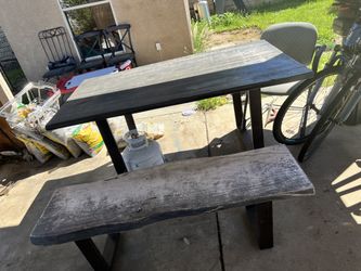 Table with bench