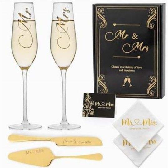 NEW* Wedding Cake Knife And Server Set