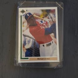 Micheal Jorden Baseball Card 