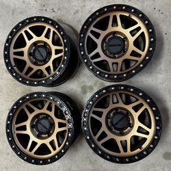 Set Of 4 Method Bronze 312 17x8.5 With 6x139.7 (6x5.5) Lug Pattern