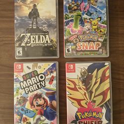 Nintendo switch games 50each