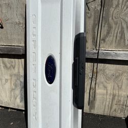 2020-2024 White Ford F250 Tailgate with Backup