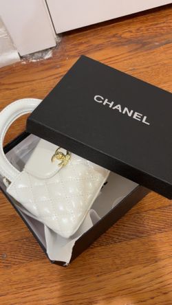 White Mini Kelly Chanel Bag ($225 look at description)