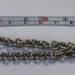 Bracelet Sterling Silver w/heart charm.