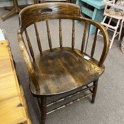Antique Wood Arm Chair - $49 Each