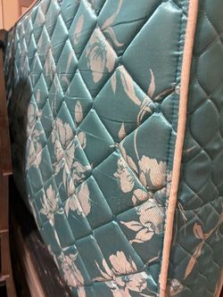 Twin. size mattress, and boxspring by premium choice.