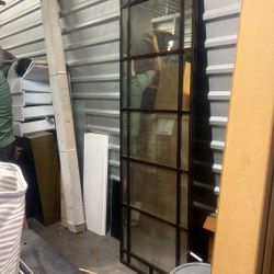Tall Mirror Aged Brass 